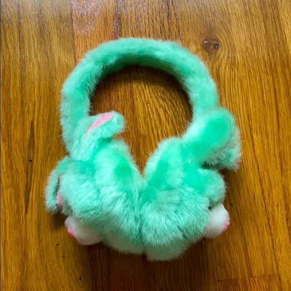Other - Like new green bunny rabbit earmuffs